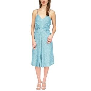 Michael Kors Turquoise‎ Dress Chain Strap Sleeveless Midi Dress XL #7